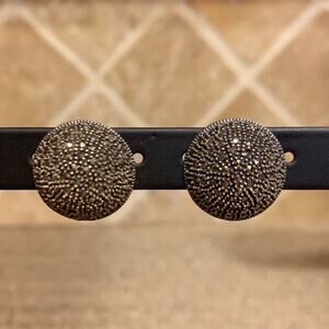Vintage Judith Jack Sterling Silver and Marcasite Earrings